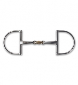 Stubben D-Ring Oval Mouth Snaffle Bit