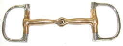 Copper Mouth Dee Ring Snaffle Bit