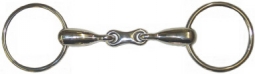 French Link Loose Ring Training Snaffle Bit
