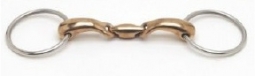 J.P. Loose Ring Copper Mouth Oval Mouth Bit