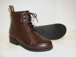 Saxon Equileather Childs Lace Paddock Boots